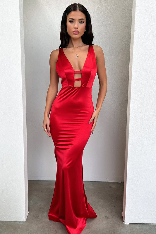 Ashton Dress - Red