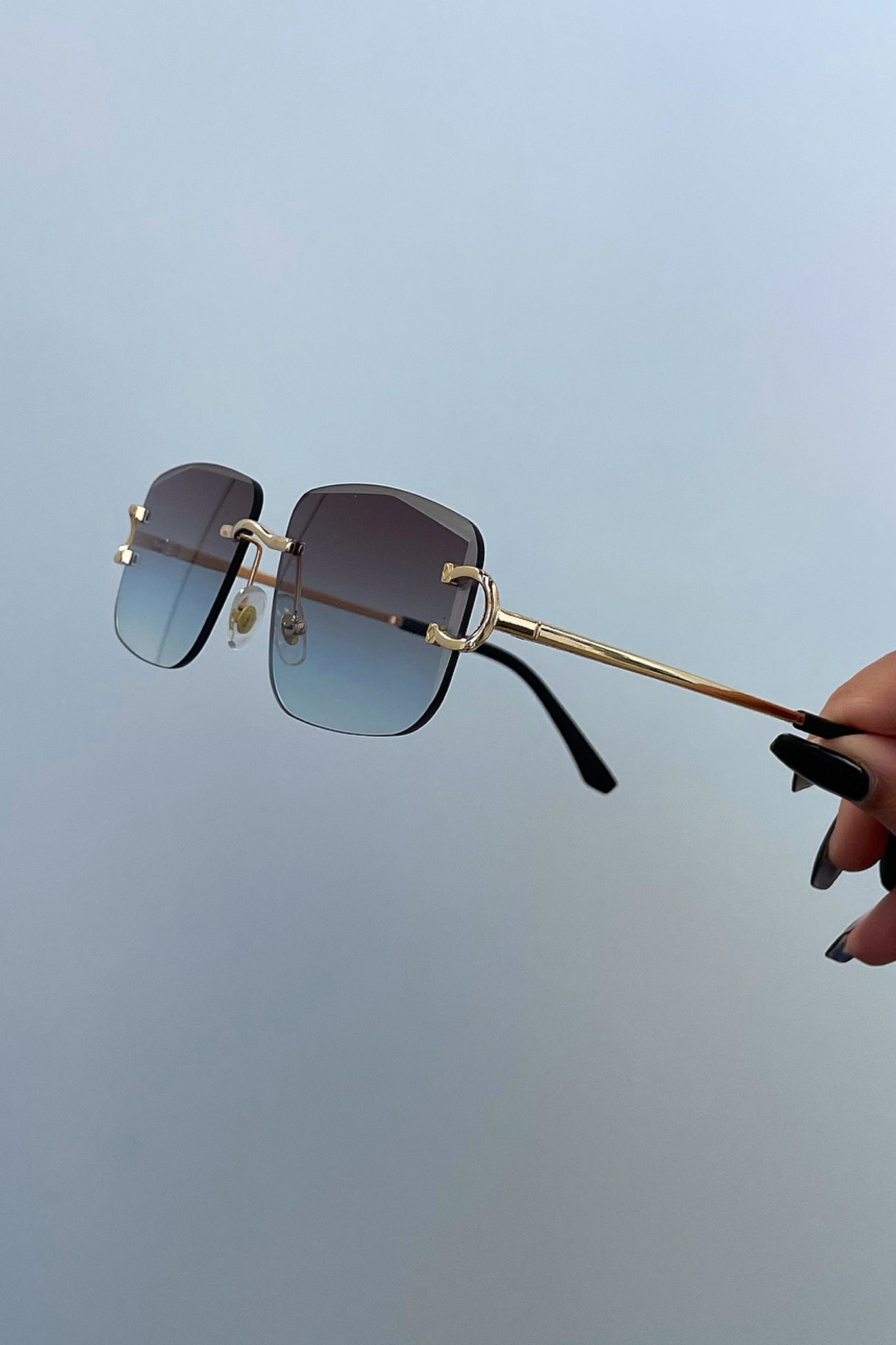 Essex Sunglasses - Brown/ Blue Gradient