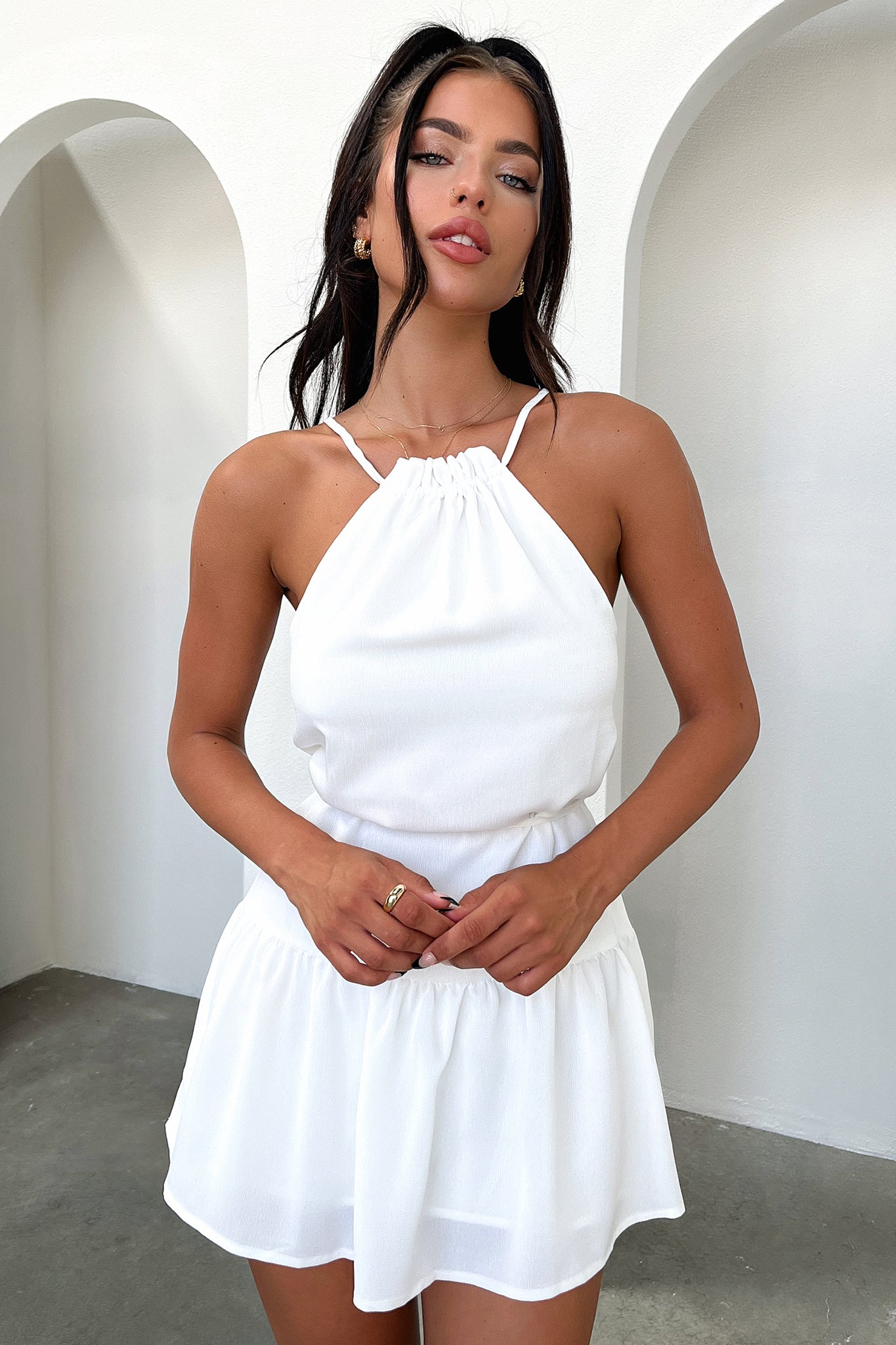 Lyra Dress - White