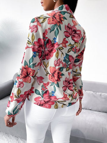 Camisa Elegante Floral - Zattae