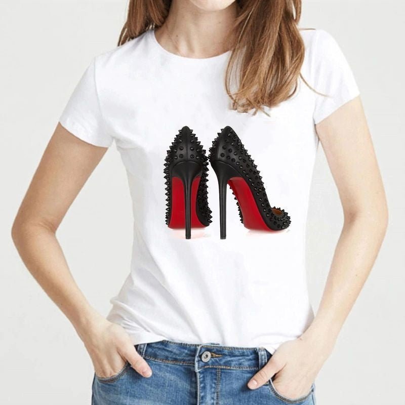 T-shirt High Heels - Zattae