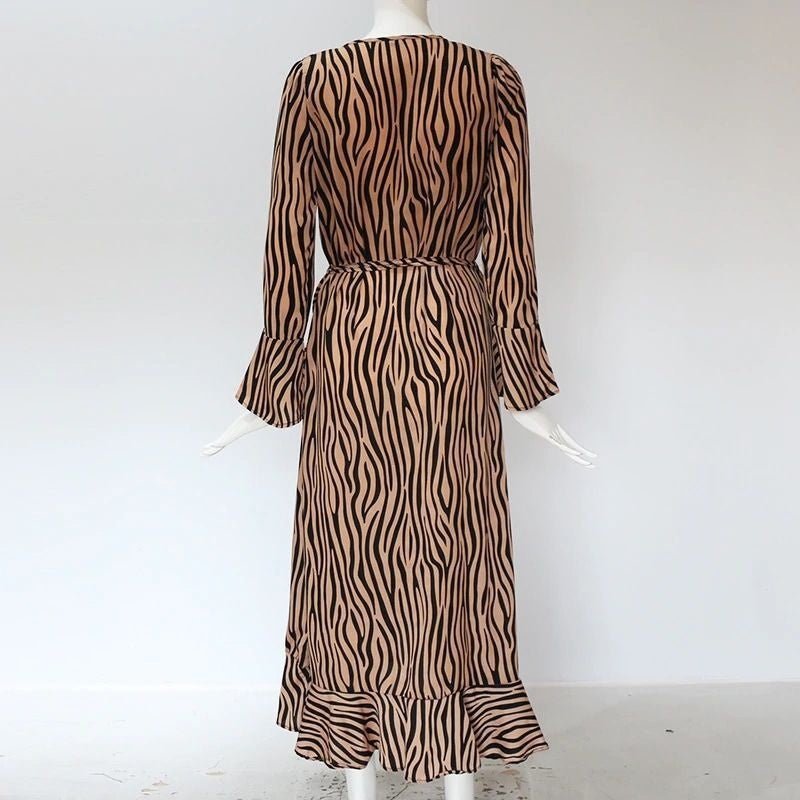 Vestido Chiffon Zebra [Outlet] - Zattae